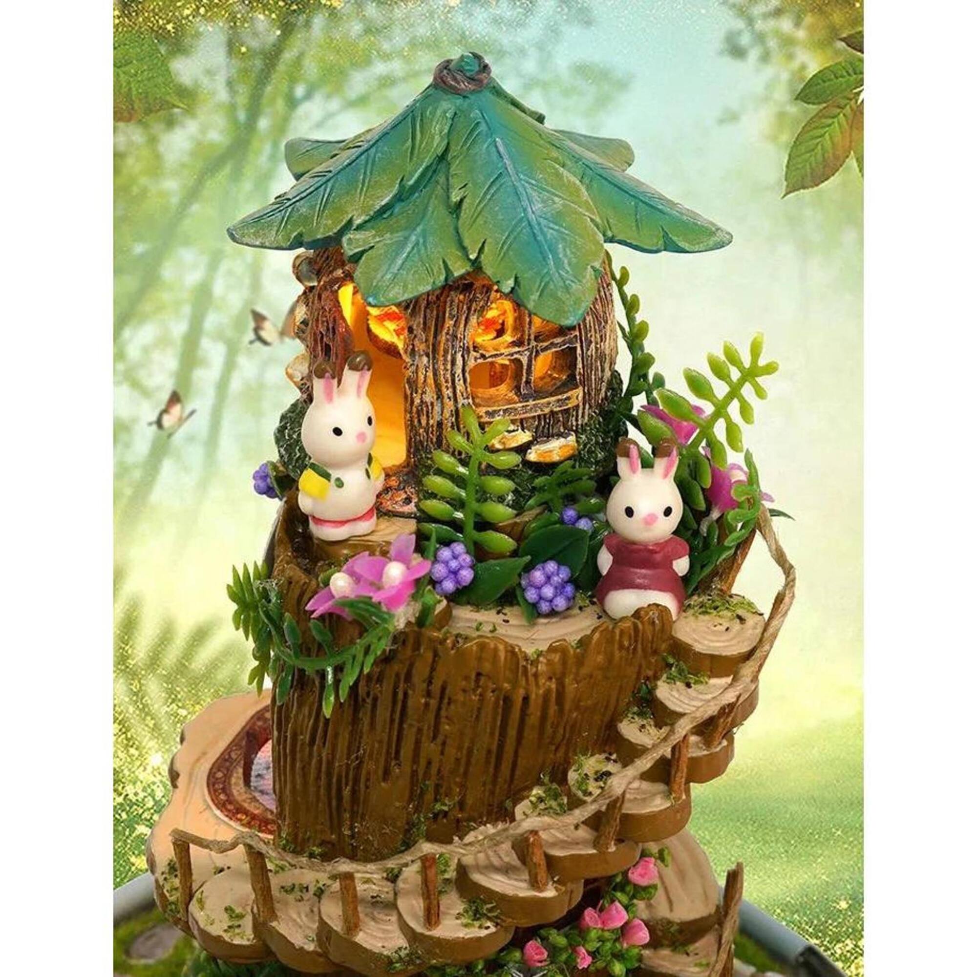Wizardi Miniature Roombox Kit: The Forest Whim Dollhouse Kit